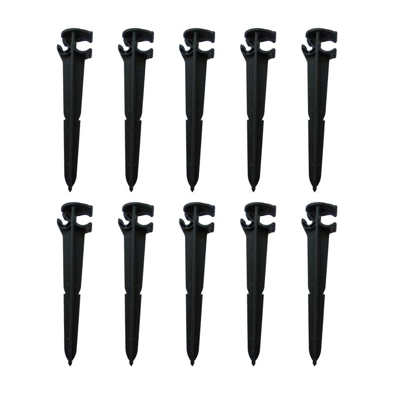 میخ تثبیت شلنگ روان ریز مدل rr m4 بسته 10 عددی